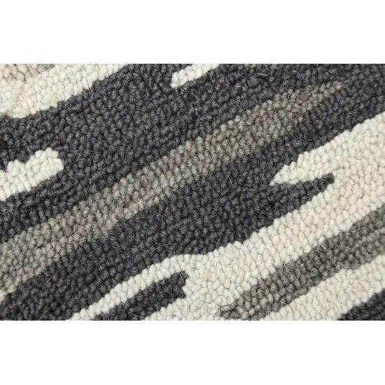 Black and Gray Camouflage Area Rug Photo 5