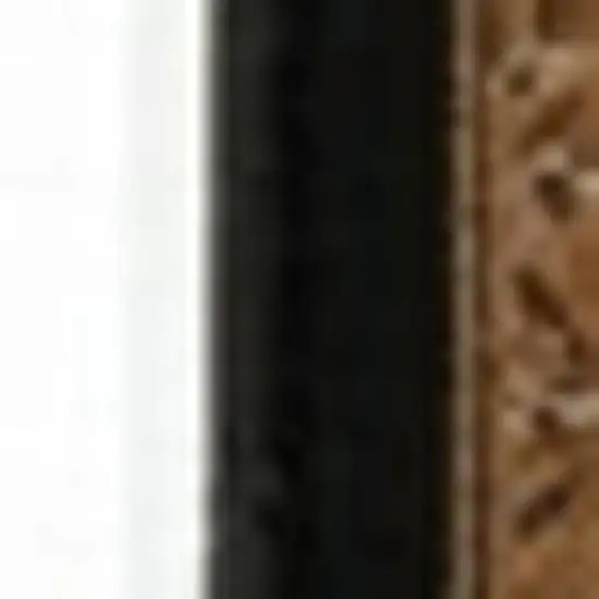 10' Black And Ivory Oriental Runner Rug Photo 2