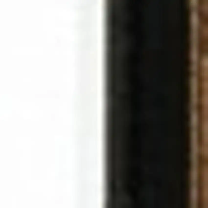 8' Black And Ivory Oriental Runner Rug Photo 2