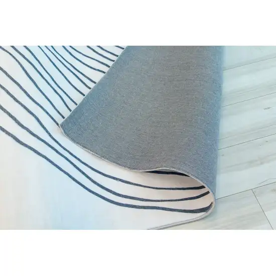 Black and White Abstract Area Rug Photo 9