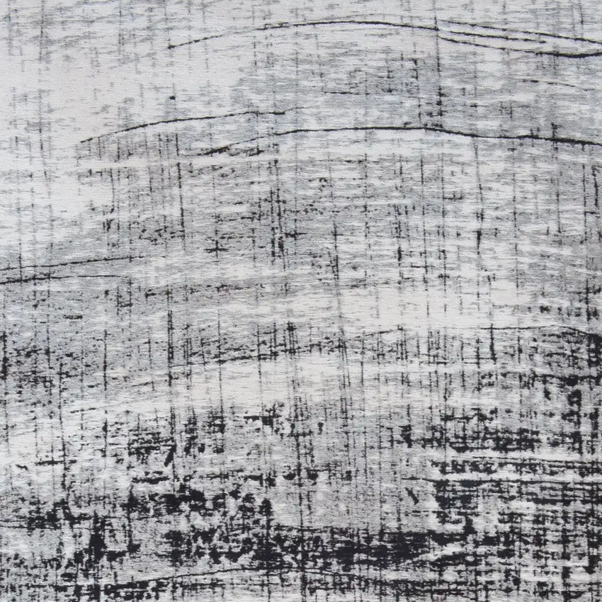 Black and White Abstract Non Skid Area Rug Photo 4