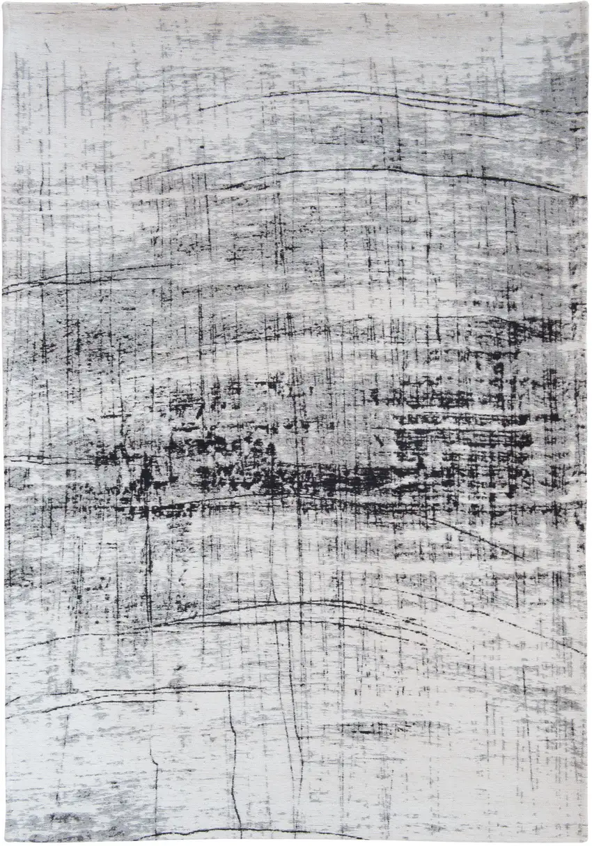 Black and White Abstract Non Skid Area Rug Photo 2