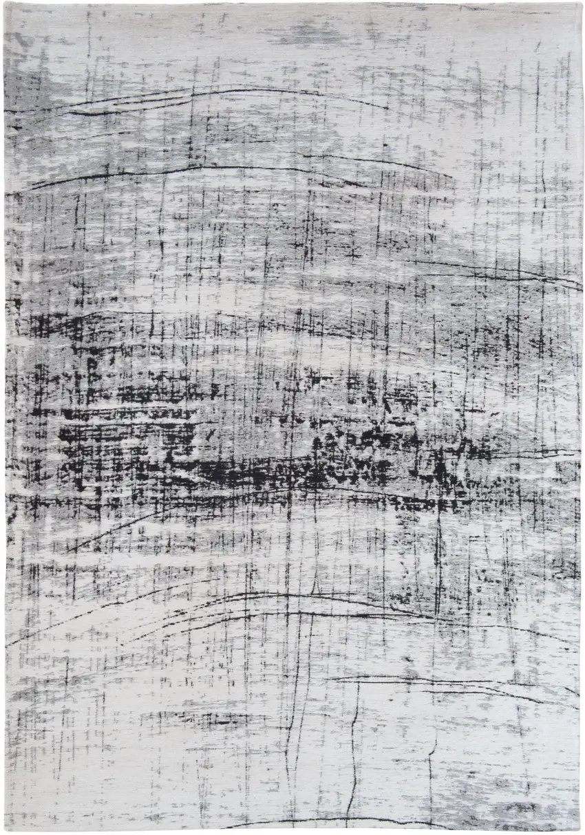 Black and White Abstract Non Skid Area Rug Photo 5