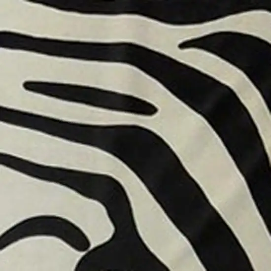 Black And White Cowhide Handmade Area Rug Photo 2
