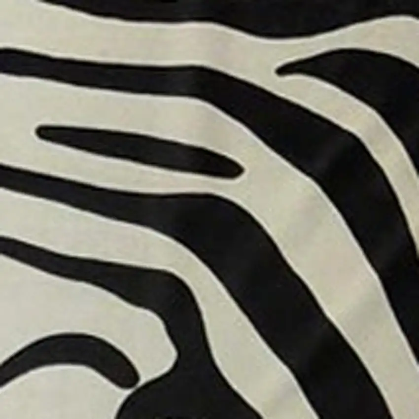 Black And White Cowhide Handmade Area Rug Photo 2