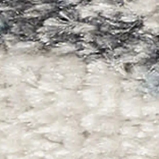 Blue Abstract Area Rug Photo 2