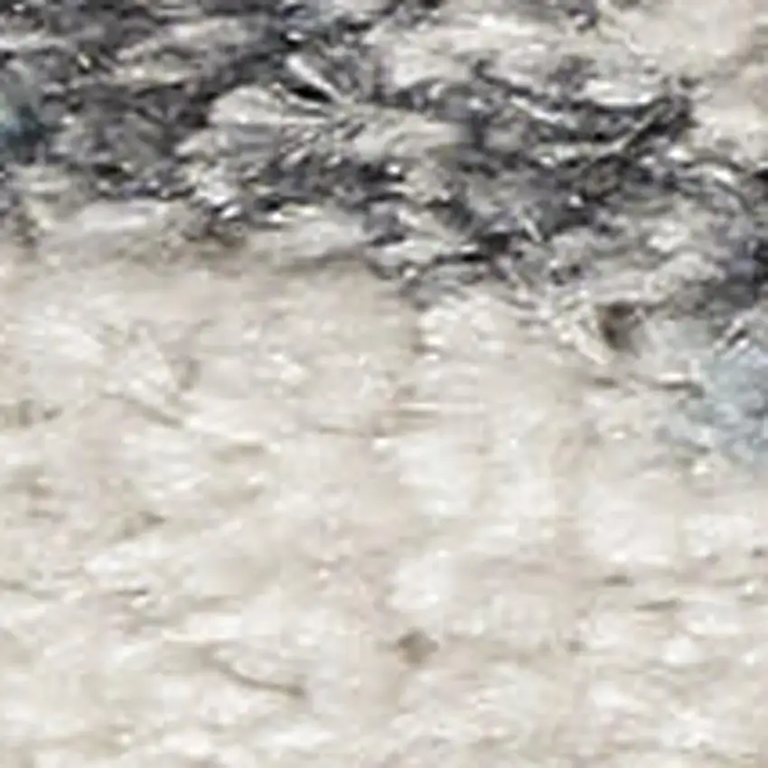 Blue Abstract Area Rug Photo 2