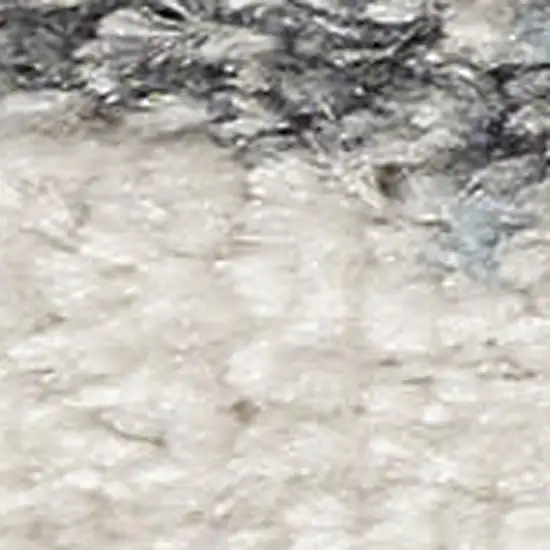 Blue Abstract Area Rug Photo 2