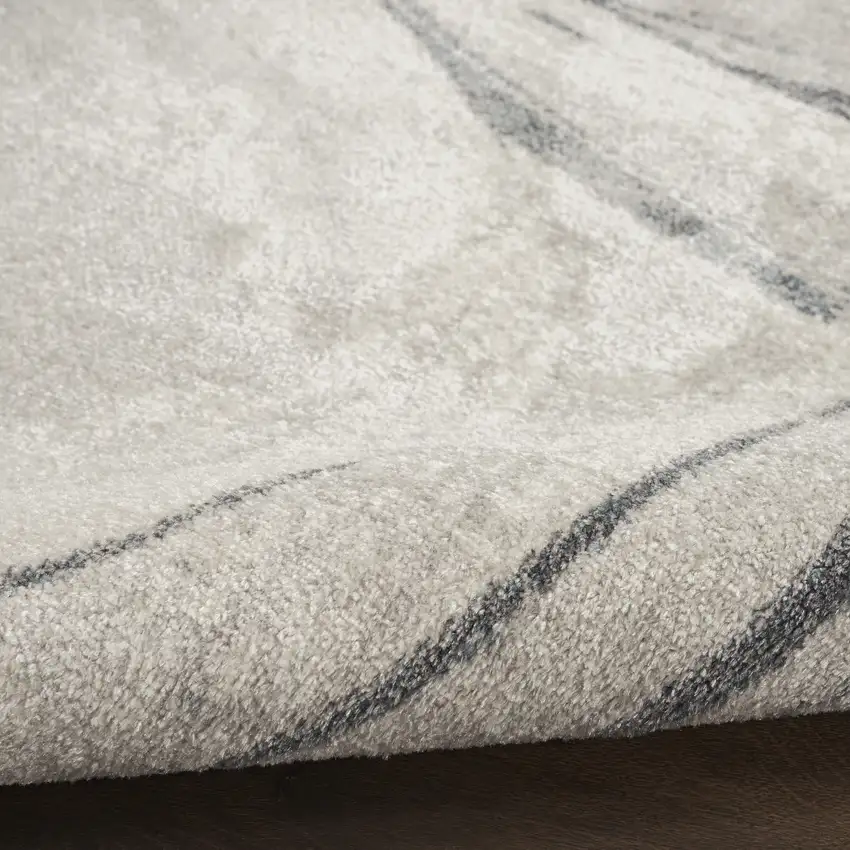 Blue Abstract Area Rug Photo 9