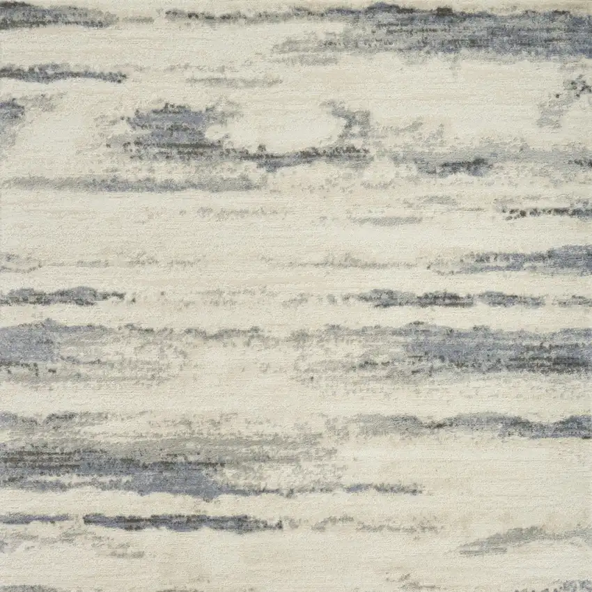 Blue Abstract Area Rug Photo 8