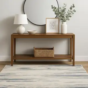 Photo of Blue Abstract Area Rug
