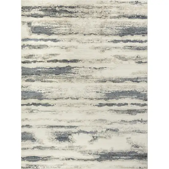 Blue Abstract Area Rug Photo 7