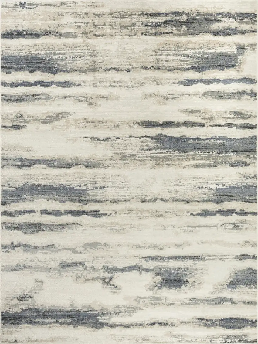 Blue Abstract Area Rug Photo 7