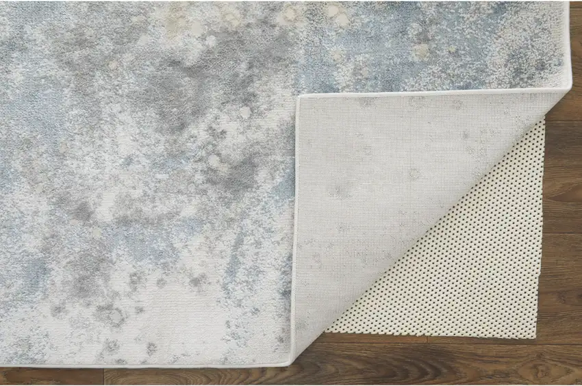 Blue Abstract Area Rug Photo 3