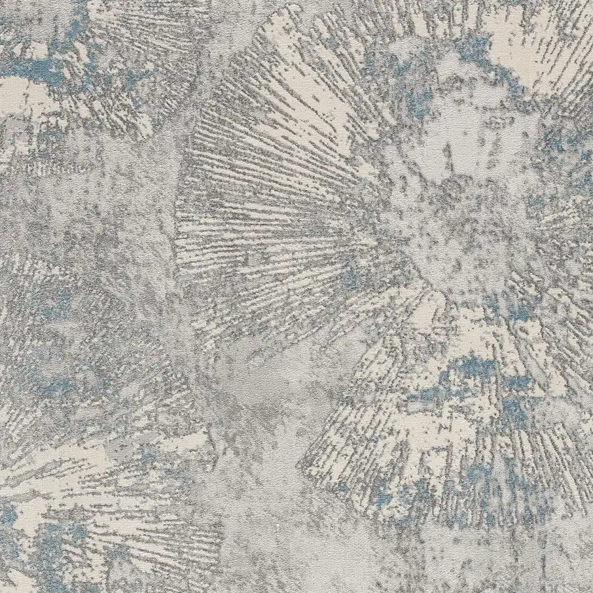 Blue Abstract Dhurrie Area Rug Photo 4