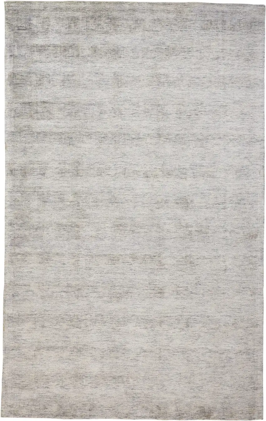 Blue Abstract Hand Woven Area Rug Photo 5