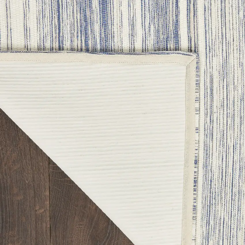 Blue Abstract Non Skid Area Rug Photo 8