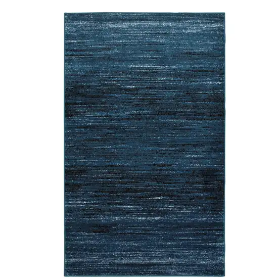 Blue Abstract Ocean Area Rug Photo 3
