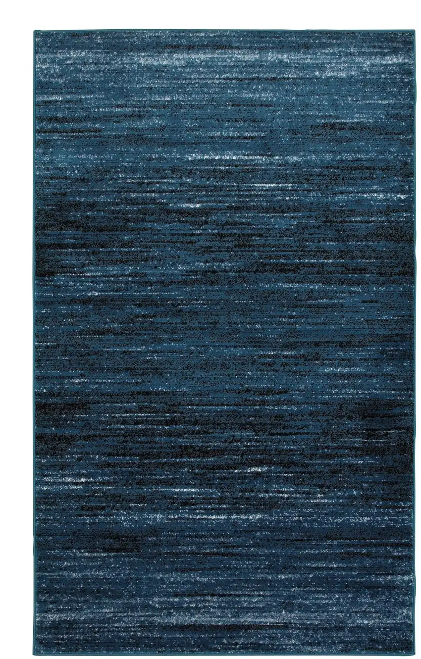Blue Abstract Ocean Area Rug Photo 3