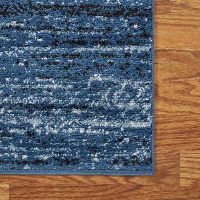 Blue Abstract Ocean Area Rug Photo 7