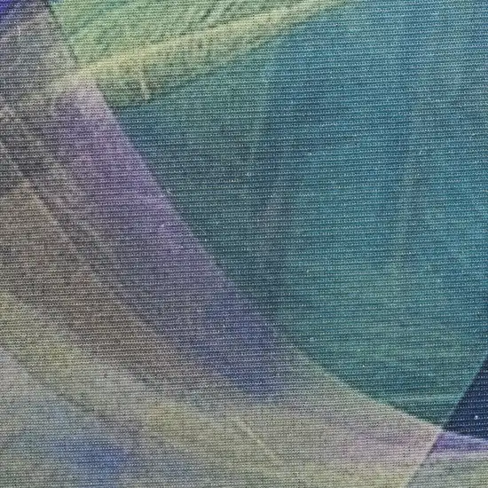 Blue Abstract Power Loom Non Skid Area Rug Photo 4