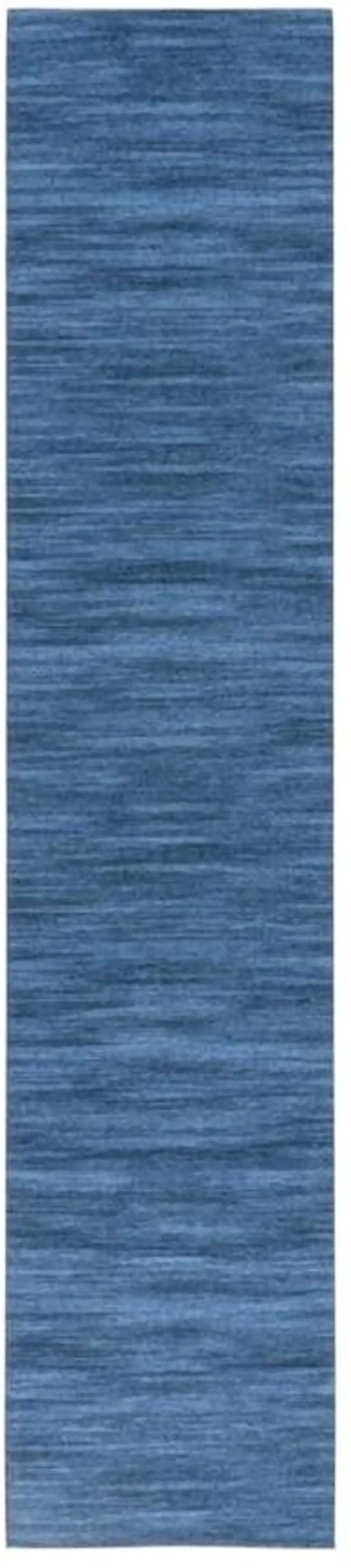 10' Blue Abstract Washable Runner Rug Photo 2
