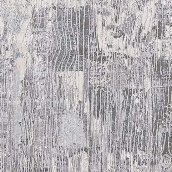 Blue Abstract Power Loom Area Rug Photo 4