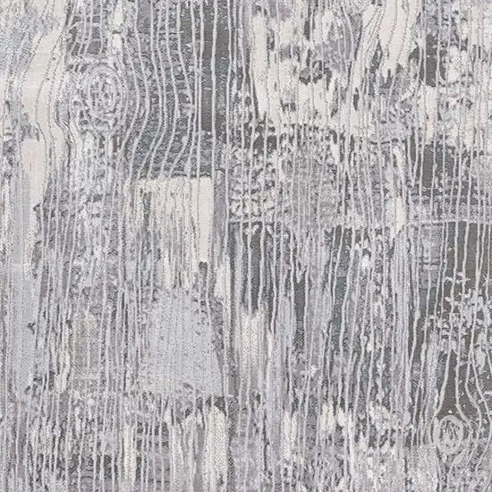 Blue Abstract Power Loom Area Rug Photo 4