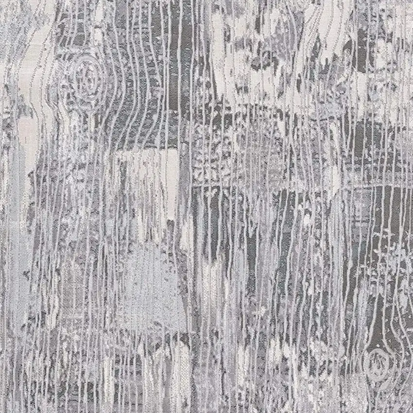 Blue Abstract Power Loom Area Rug Photo 4