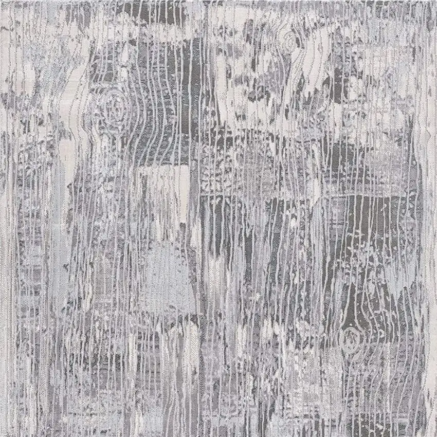 Blue Abstract Power Loom Area Rug Photo 5