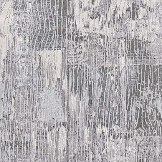 Blue Abstract Power Loom Area Rug Photo 4