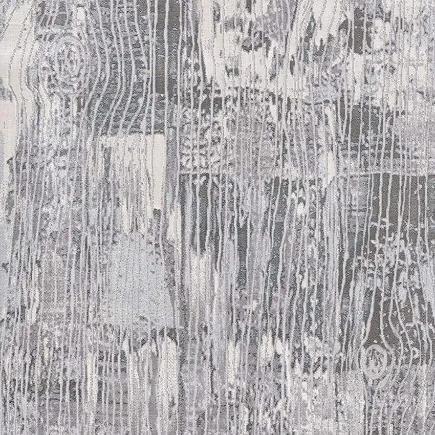 Blue Abstract Power Loom Area Rug Photo 4