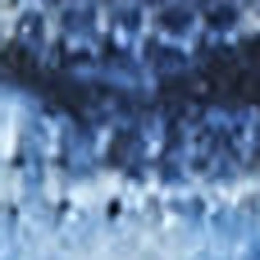 Blue Abstract Washable Non Skid Area Rug Photo 3