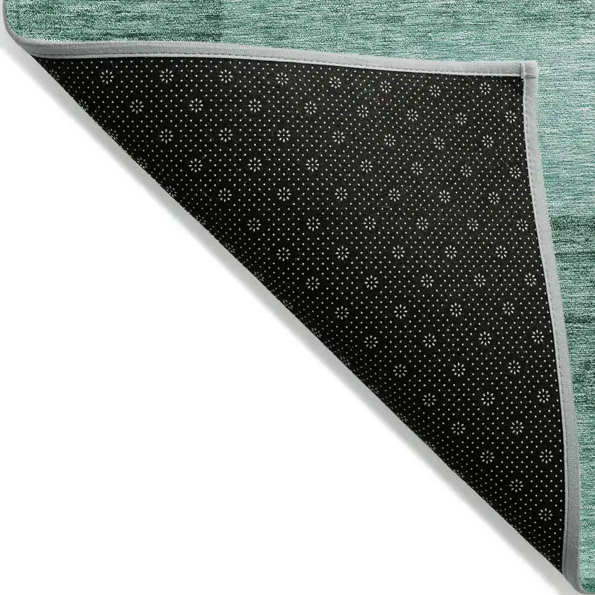 Blue And Aqua Geometric Washable Indoor Outdoor Area Rug Photo 3