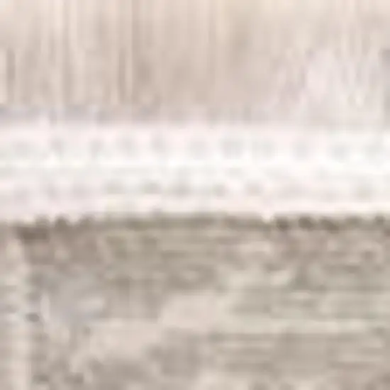 Blue And Beige Abstract Runner Rug Photo 6