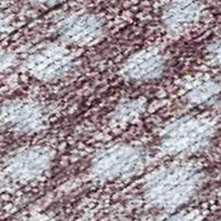 Blue And Brown Geometric Washable Indoor Outdoor Area Rug Photo 4