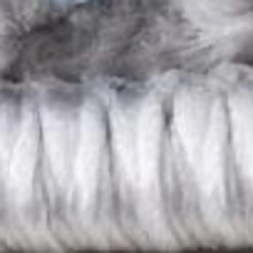 Blue And Cream Abstract Area Rug Photo 3