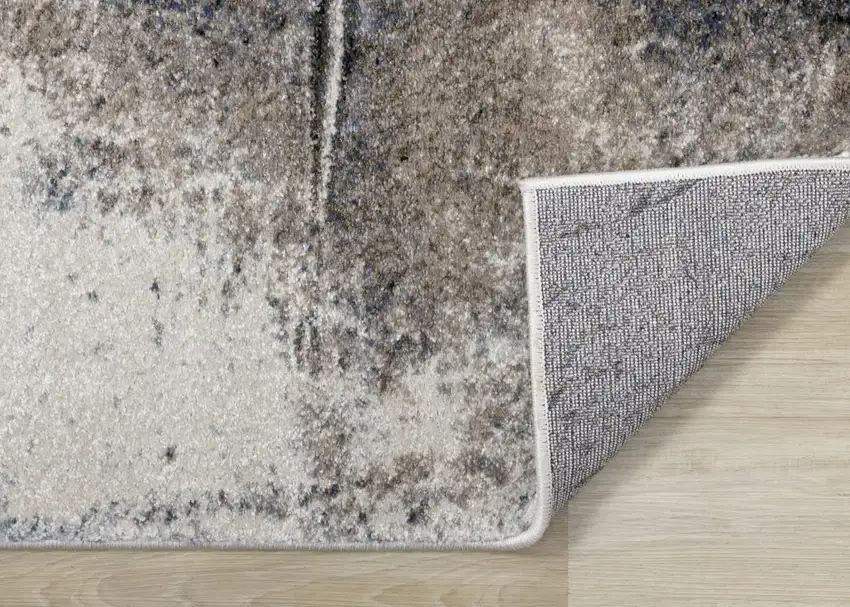 Blue And Cream Area Rug Photo 3