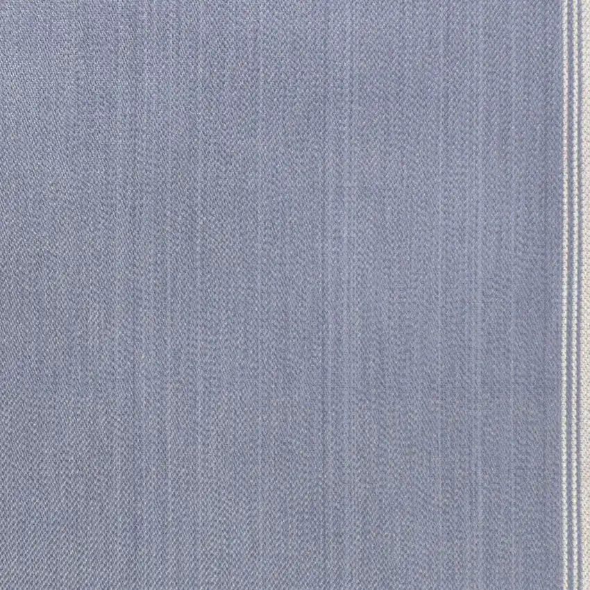 Blue And Cream Indoor Outdoor Area Rug Photo 2