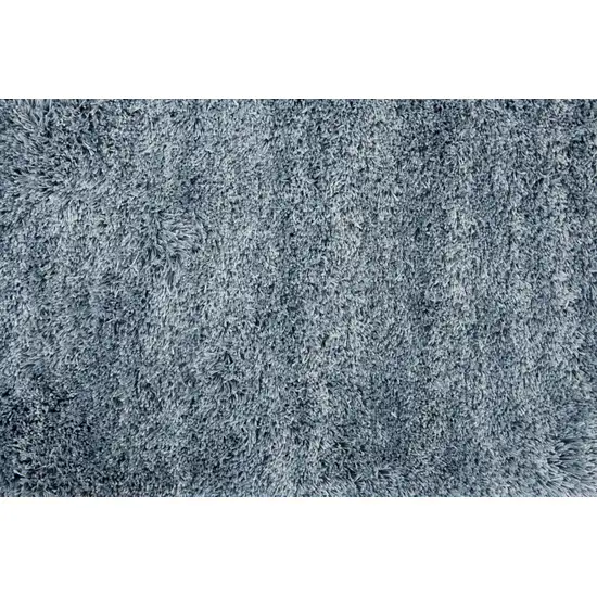 Blue And Dark Blue Hand Tufted Area Rug Photo 3
