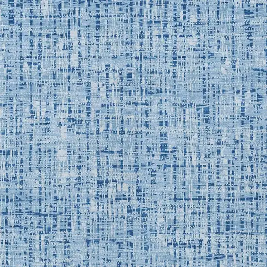 Blue And Denim Blue Abstract Washable Indoor Outdoor Area Rug Photo 3