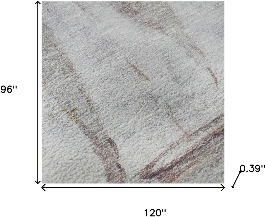 Blue And Gold Nautical Washable Area Rug With UV Protection Photo 8