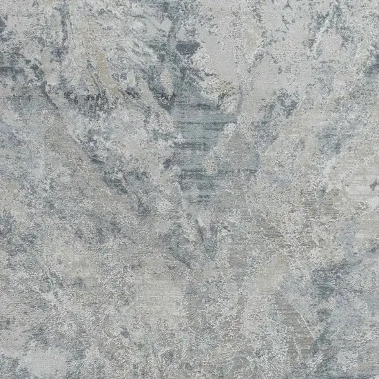 Blue And Gray Abstract Area Rug Photo 4