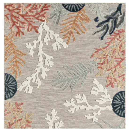 Blue And Gray Indoor Outdoor Area Rug Photo 3