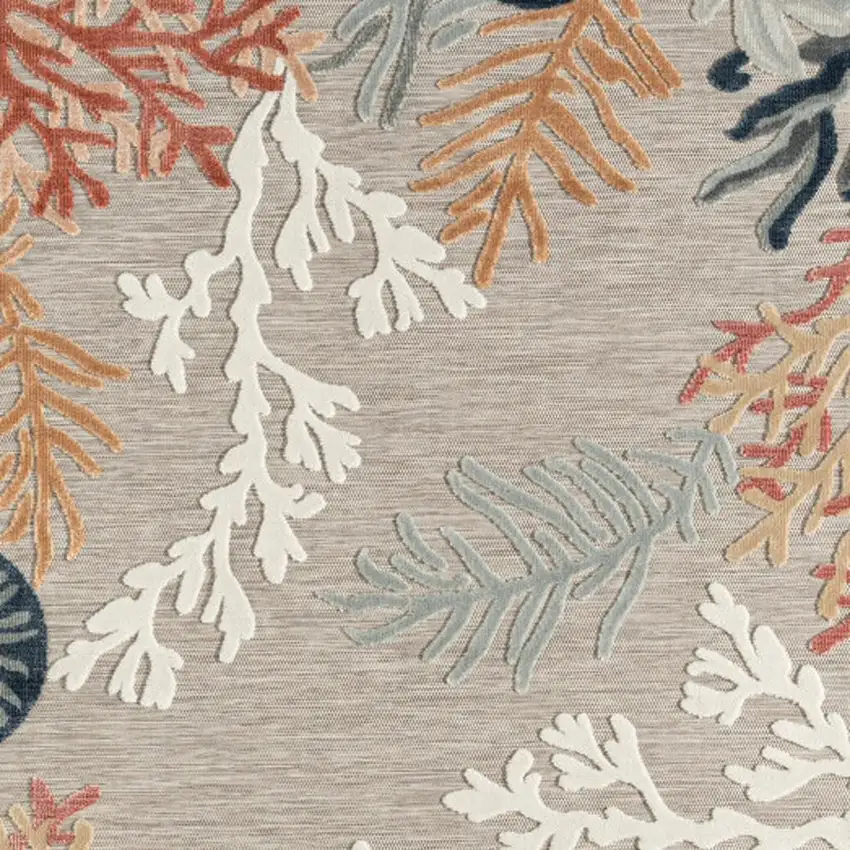 Blue And Gray Indoor Outdoor Area Rug Photo 8