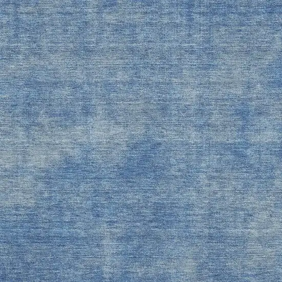 Blue And Gray Abstract Washable Area Rug With UV Protection Photo 2