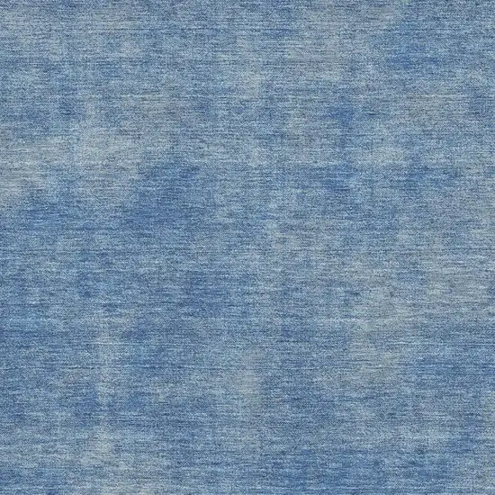 Blue And Gray Abstract Washable Area Rug With UV Protection Photo 2