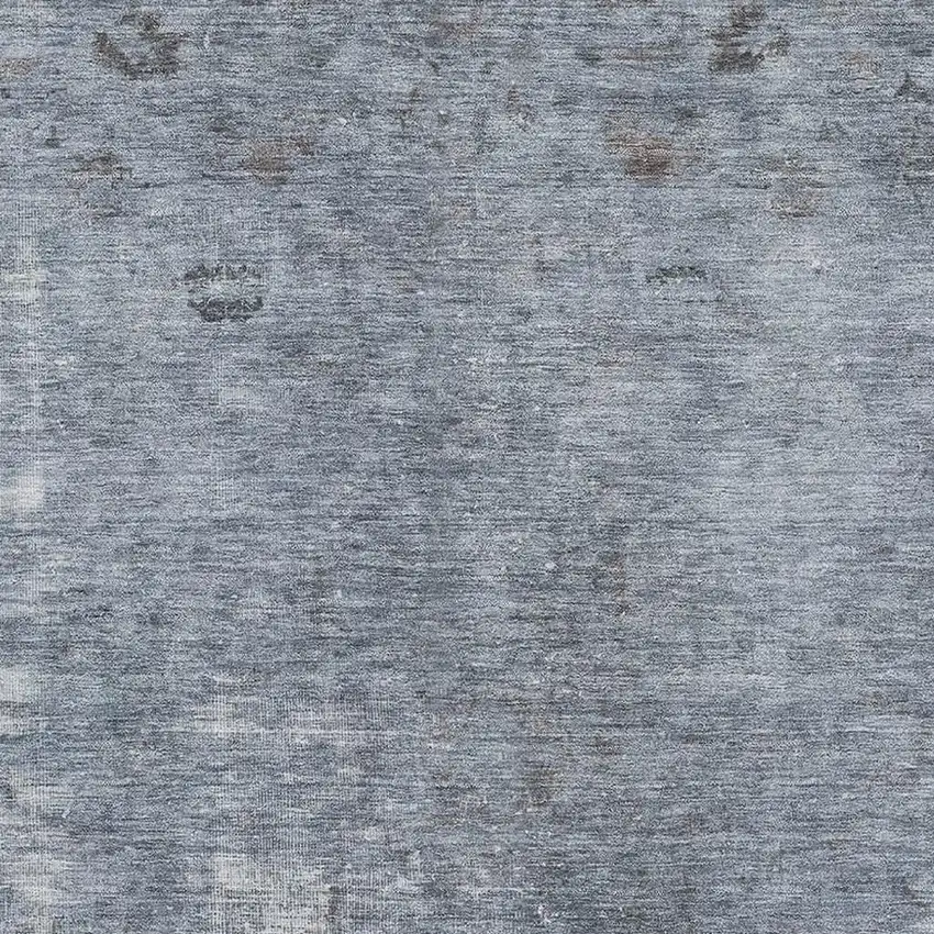 Blue And Gray Abstract Washable Area Rug With UV Protection Photo 2