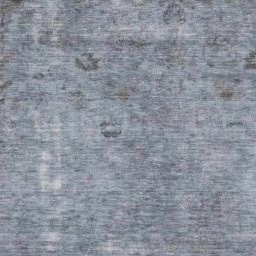 Blue And Gray Abstract Washable Area Rug With UV Protection Photo 2