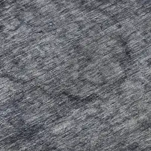 Photo of Blue And Gray Abstract Washable Area Rug With UV Protection